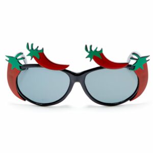 Red Chilli Pepper Novelty Glasses
