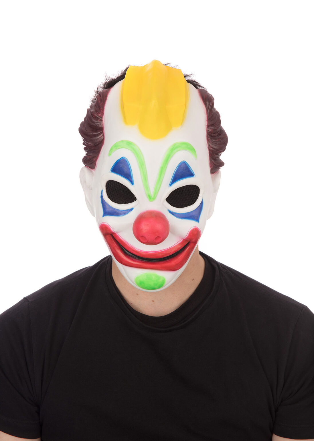 Disturbed Clown Halloween Mask - Halloween Fancy Dress Costumes